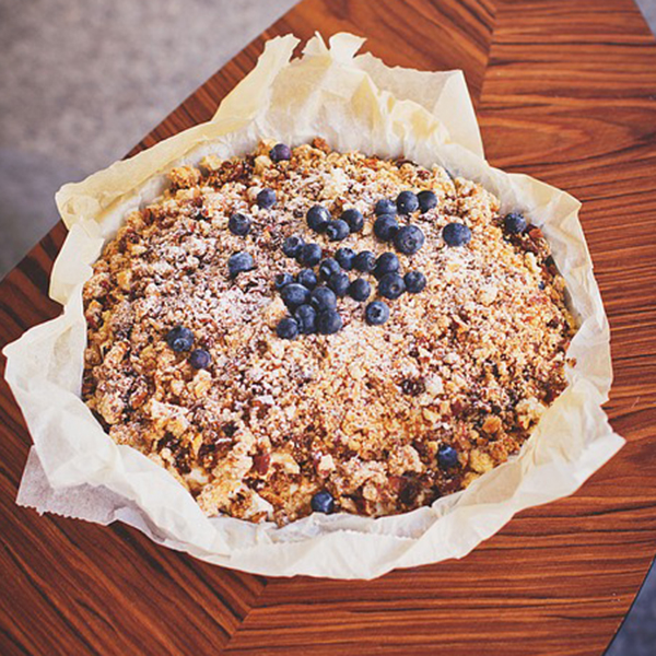 Apple Blueberry Oatmeal Streusel